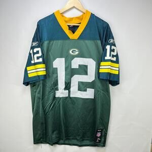 Vintage Green Bay Packers Jersey Aaron Rogers # 12 XL